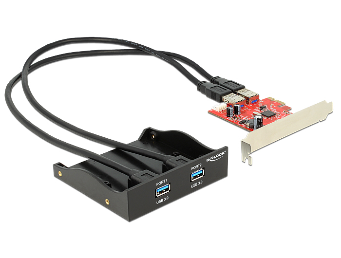 Delock Front Panel 2 x USB 3.0 inkl. PCI Express Karte #1 