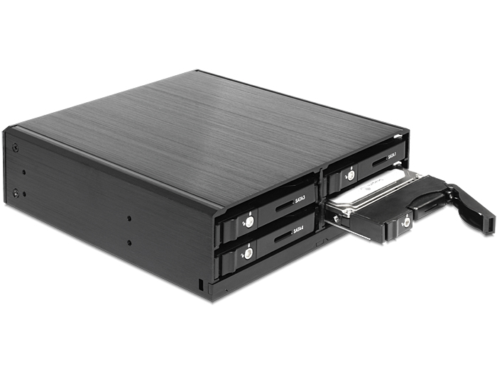 Delock 5.25″ Wechselrahmen für 4 x 2.5″ SATA HDD / SSD #1 