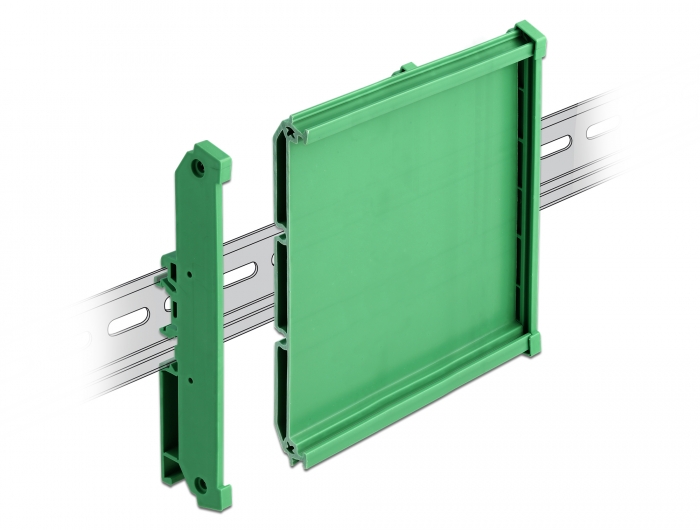 Delock Platinenhalterung (107 mm) für Hutschiene 10 cm lang #3 
