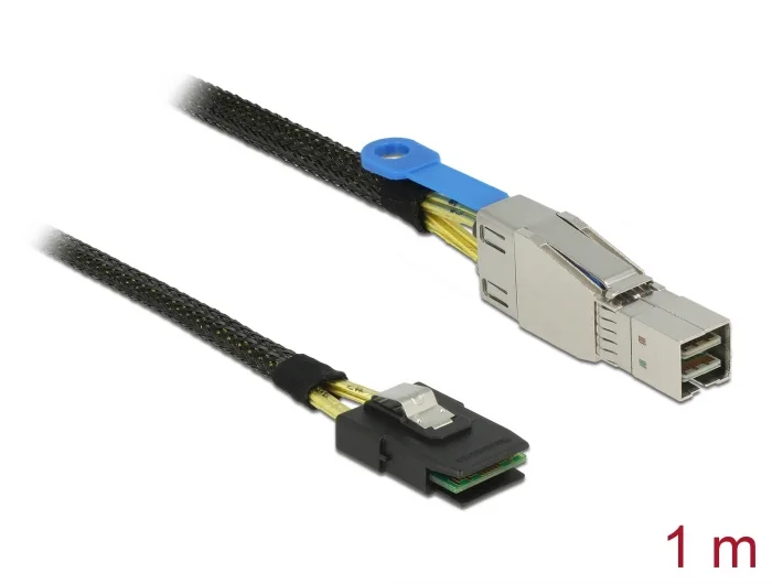 Delock Kabel Mini SAS HD SFF-8644 > Mini SAS SFF-8087 1 m #1 