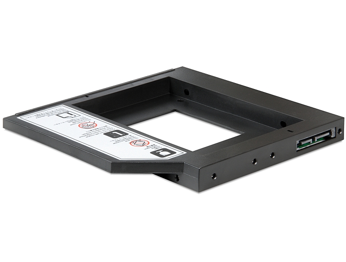 Delock Slim SATA 5.25″ Einbaurahmen (13 mm) für 1 x 2.5″ SATA HDD bis 9,5 mm #2 