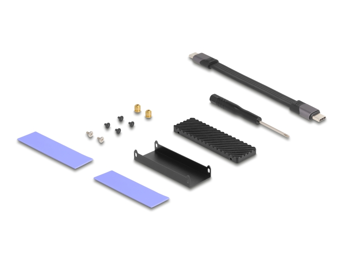 Delock USB Type-C™ 40 Gbps Gehäuse für 1 x M.2 NVMe PCIe SSD #3 