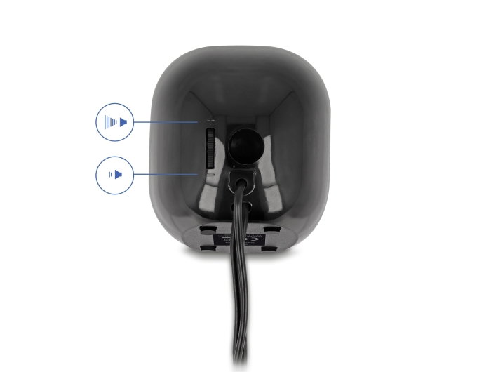 Delock Mini Stereo PC Lautsprecher mit 3,5 mm Klinkenstecker und USB Stromversorgung #3 