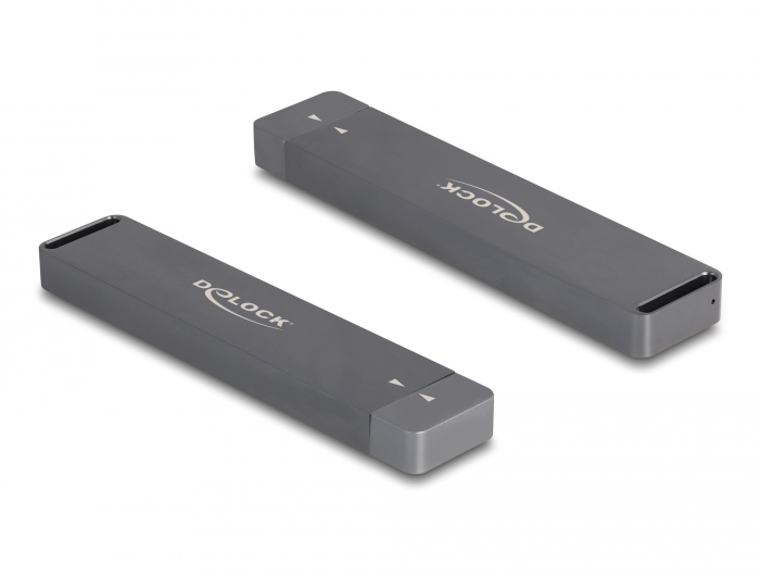 Delock Externes Gehäuse für M.2 NVMe PCIe SSD oder SATA SSD mit USB 10 Gbps Typ-A Stecker #3 