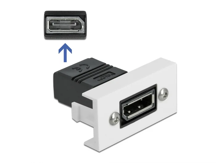 Delock Easy 45 DisplayPort Modul gerade 22,5 x 45 mm #4 