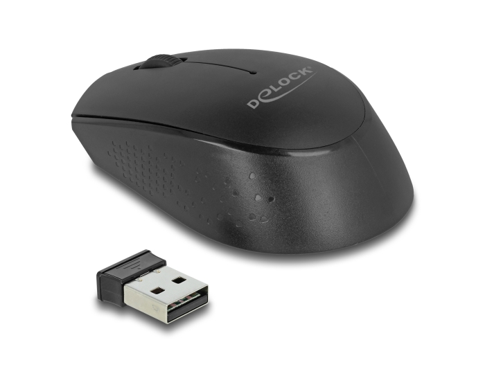 Delock USB Tastatur und Maus Set 2,4 GHz kabellos schwarz (Handballenauflage) #3 
