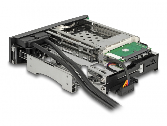 Delock 5.25″ Wechselrahmen für 1 x 2.5″ + 1 x 3.5″ SATA HDD + 2 x USB 3.0 Ports #3 