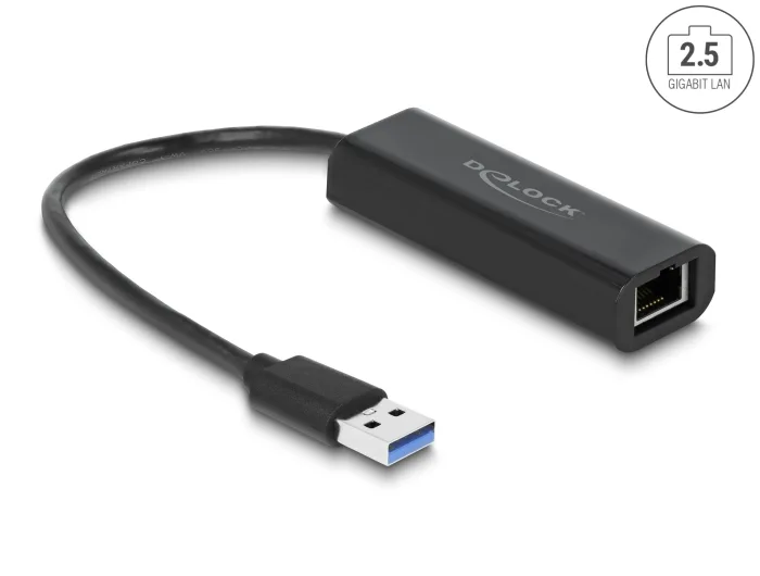 Delock USB Typ-A Netzwerk Adapter 2,5 Gigabit LAN 1 x RJ45 #1 