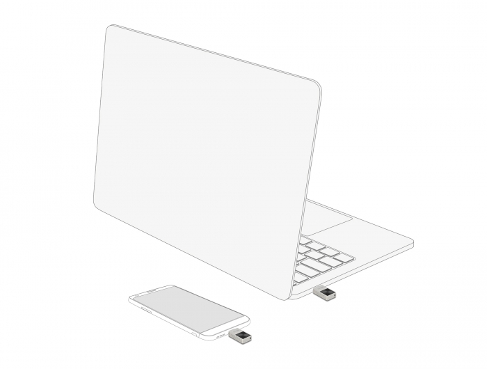 Delock Mini USB 5 Gbps USB-C™ Speicherstick 64 GB - Metallgehäuse #2 