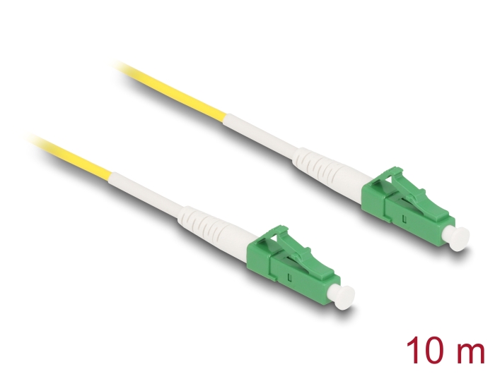 Delock Kabel Lichtwellenleiter LC-APC zu LC-APC Simplex Singlemode OS2 10 m #1 