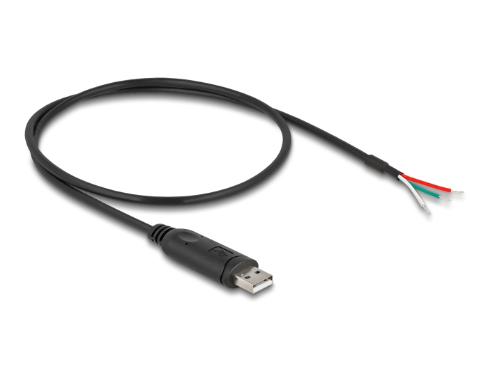 Delock Adapterkabel USB 2.0 Typ-A zu seriell RS-485 3 x offene Kabelenden 0,5 m #2 