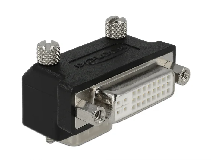 Delock Adapter DVI 24+5 Pin Buchse > VGA 15 Pin Stecker 90° gewinkelt #3 