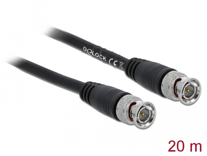 Delock Kabel BNC Stecker zu BNC Stecker 20 m #1 