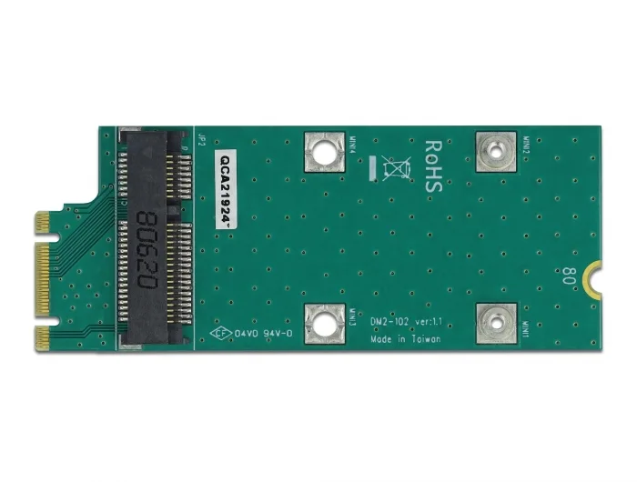 Delock Adapter M.2 Key B+M zu Mini PCIe Slot (PCIe / USB) #3 