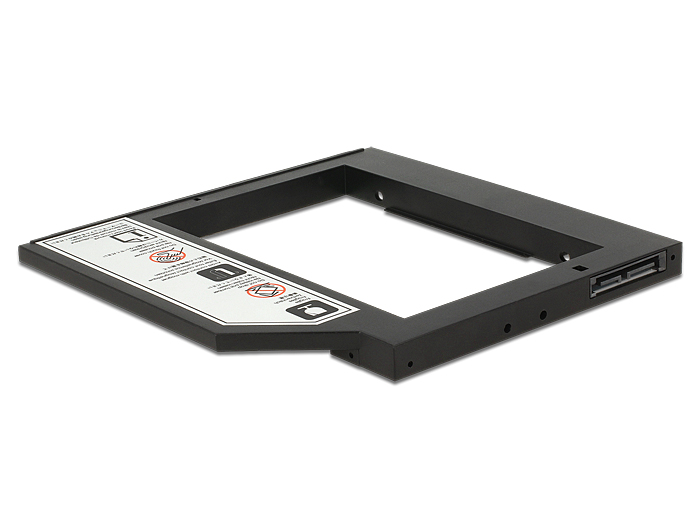 Delock Caddy Slim SATA 5.25″ Einbaurahmen (10 mm) für 1 x 2.5″ SATA HDD bis 9,5 mm #2 