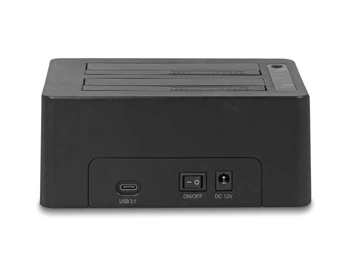 Delock USB Type-C™ 10 Gbps Dockingstation für 2 x SATA HDD / SSD mit Klon Funktion #3 