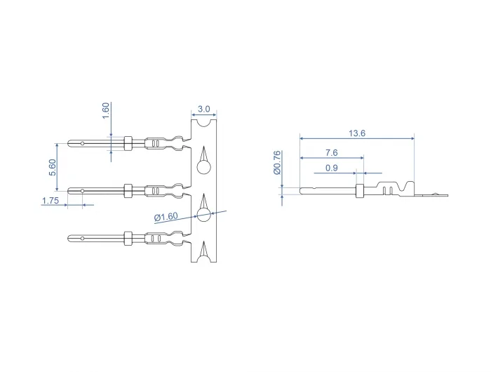 Delock Crimp-Kontakte für D-Sub HD Crimp Stecker 40 Stück #2 