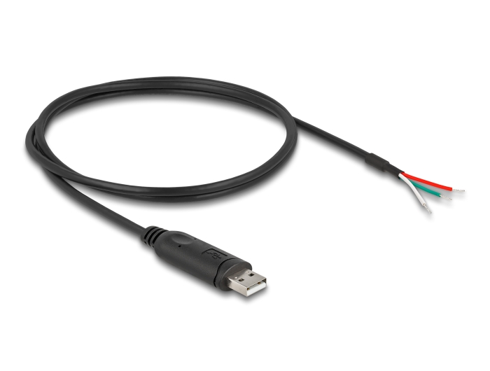 Delock Adapterkabel USB 2.0 Typ-A zu seriell RS-485 3 x offene Kabelenden 1 m #2 