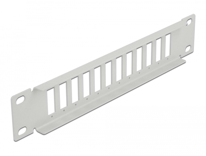 Delock 10″ LWL Patchpanel 12 Port für SC Duplex / LC Quad 1 HE grau #2 