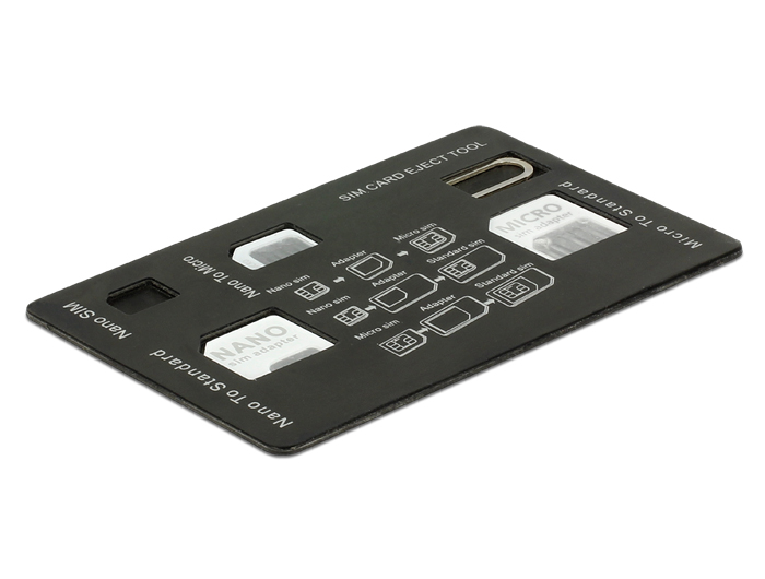 Delock 4 in 1 SIM Karten Adapter Set #1 