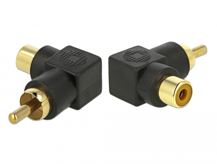 Delock Cinch Adapter Stecker zu Buchse gewinkelt #2 