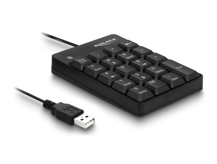 Delock USB Nummernblock 19 Tasten schwarz #3 