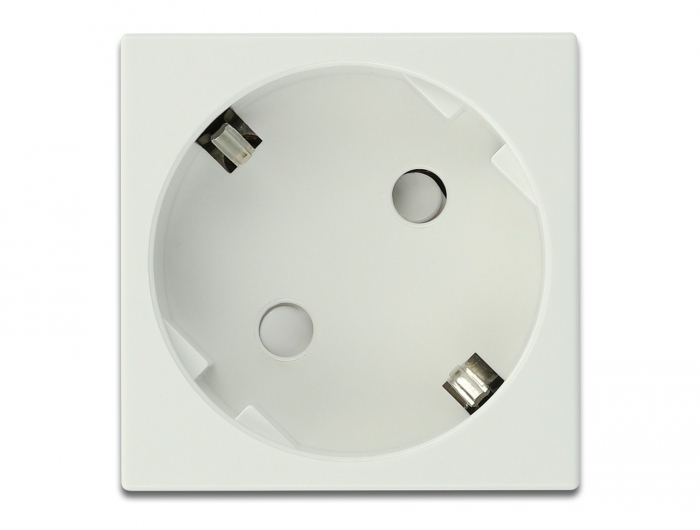 Delock Easy 45 Schutzkontakt-Steckdose 45°-Anordnung 45 x 45 mm 10 Stück #2 