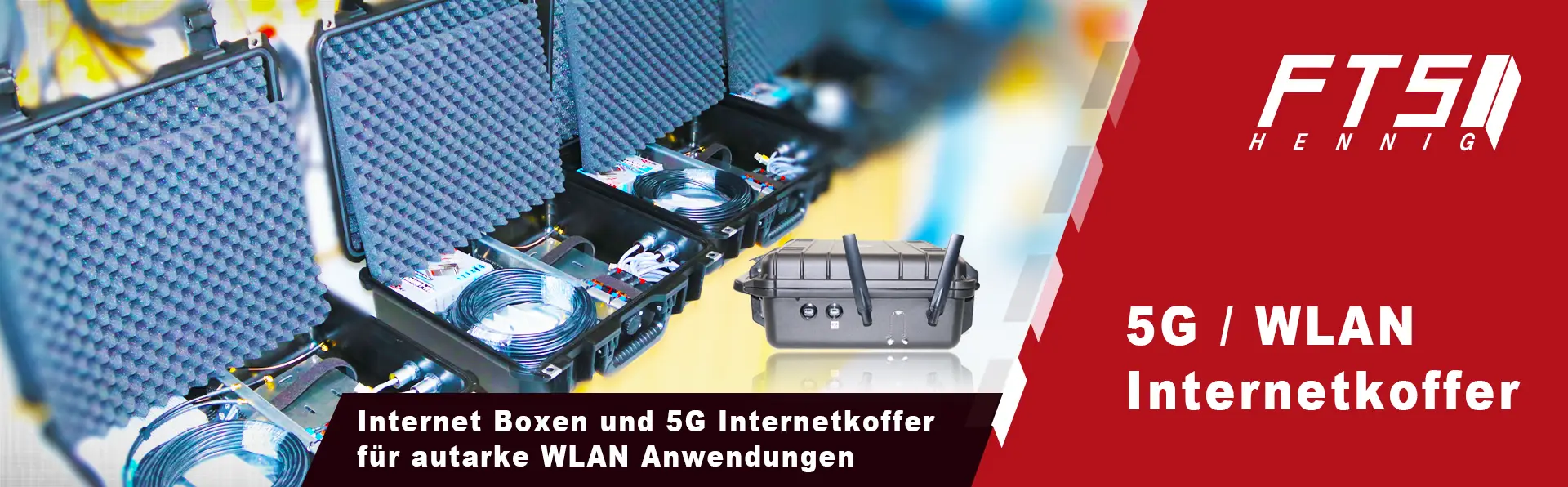 5G Internet Koffer | WLAN Service Boxen