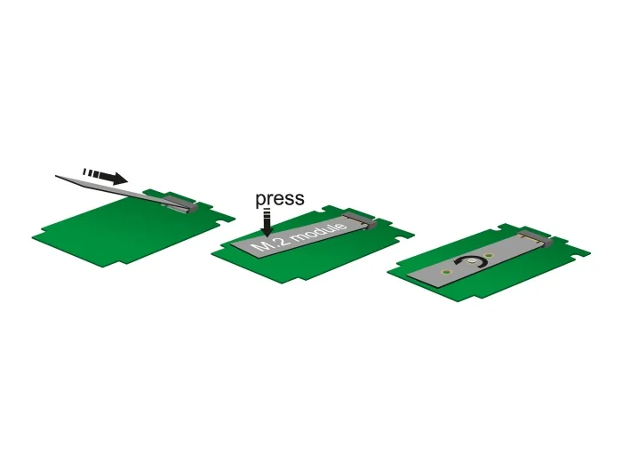 Delock Konverter SATA 22 Pin > M.2 #2 