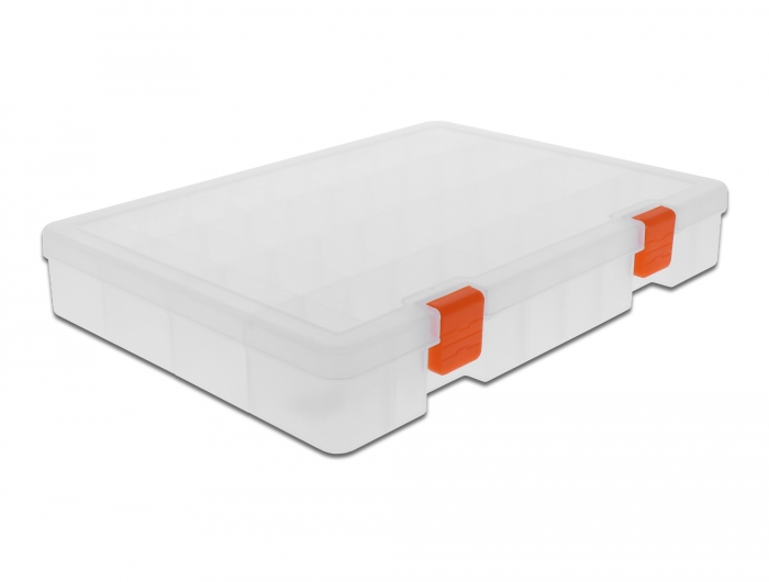 Delock Transparente Leerbox aus Kunststoff mit 36 Fächern #1 