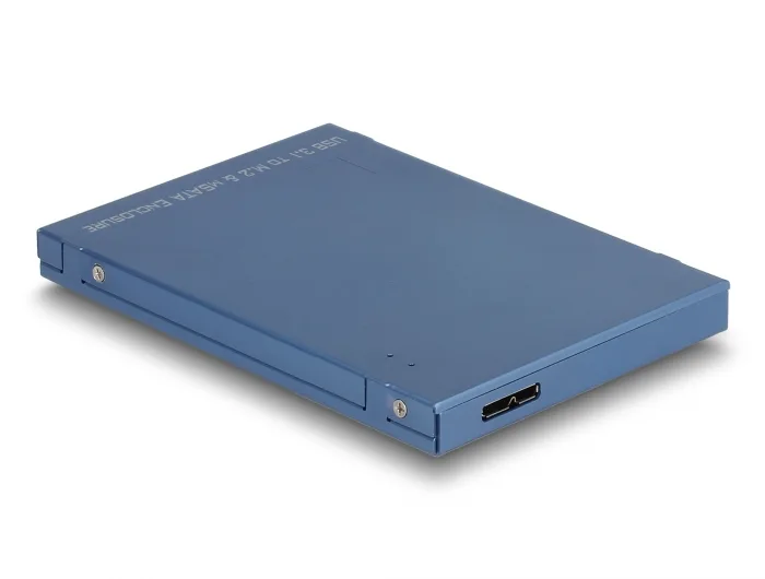 Delock 2.5″ Konverter USB 10 Gbps Micro-B Buchse zu M.2 / mSATA mit Gehäuse #4 