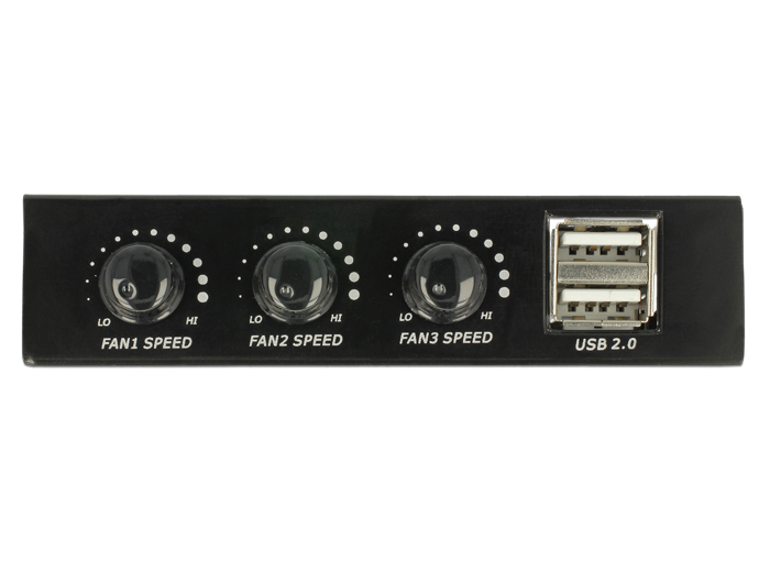 Delock 3.5″ Front Panel > 2 x USB 2.0 und Lüftersteuerung #2 