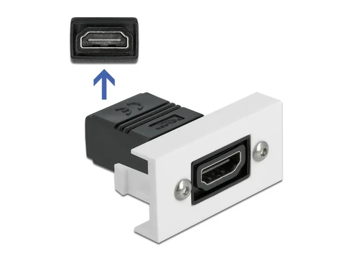Delock Easy 45 HDMI Modul gerade 22,5 x 45 mm #4 
