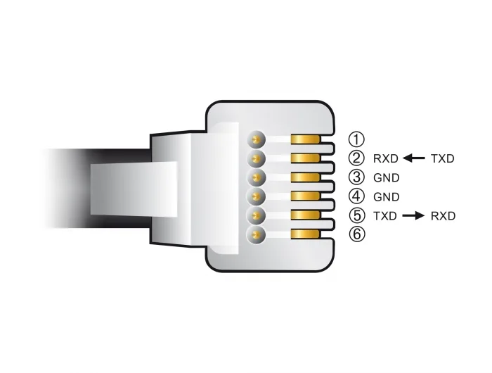 Delock Adapterkabel USB Typ-A zu Seriell RS-232 RJ12 mit ESD Schutz Skywatcher 2 m #3 