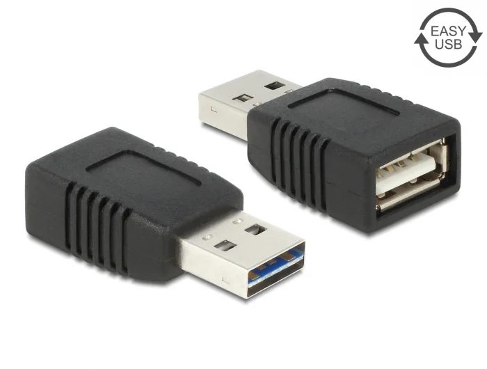 Delock Adapter EASY-USB 2.0-A Stecker > USB 2.0-A Buchse #1 
