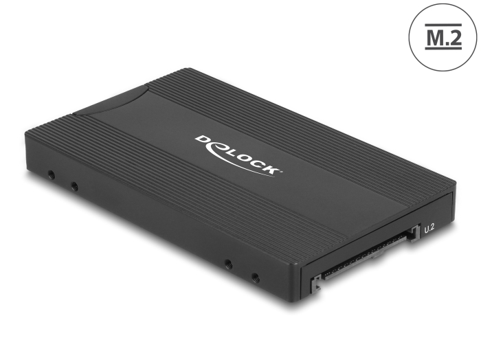 Delock Konverter M.2 Key M NVMe SSD zu U.2 oder M.2 Key B SATA SSD zu SATA - werkzeugfrei #1 