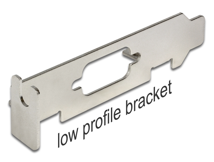 Delock Low Profile Slotblech mit D-Sub 9 Öffnung #1 