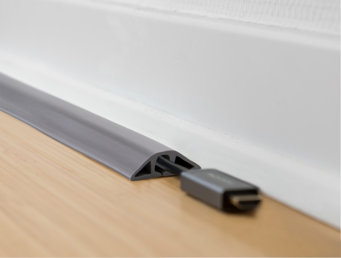 Delock Kabelkanal PVC flexibel 70 x 13 mm - Länge 1,5 m grau #5 