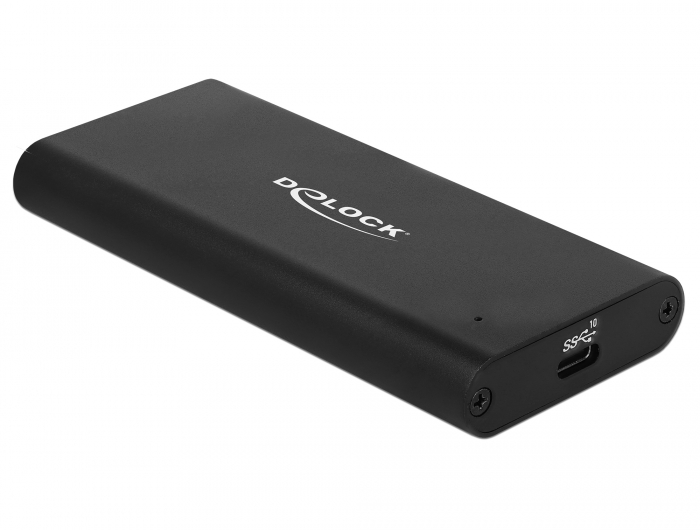 Delock Externes Gehäuse für M.2 NVMe PCIe SSD mit SuperSpeed USB 10 Gbps (USB 3.1 Gen 2) USB Type-C™ Buchse #4 