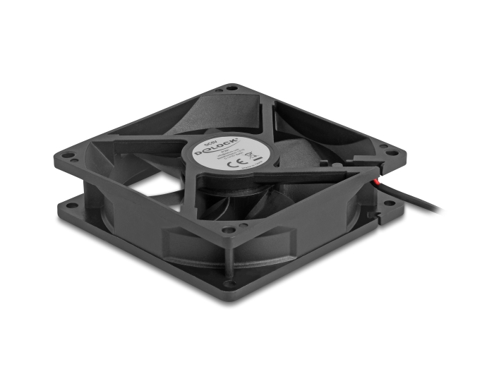 Delock Axiallüfter 5 V DC, 92 x 92 x 25 mm schwarz #2 