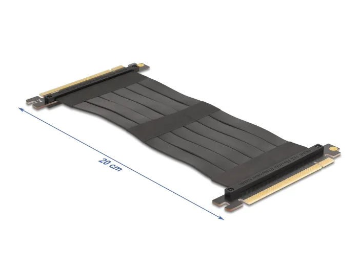 Delock Riser Karte PCI Express 3.0 x16 Stecker zu x16 Stecker mit Kabel 20 cm #2 