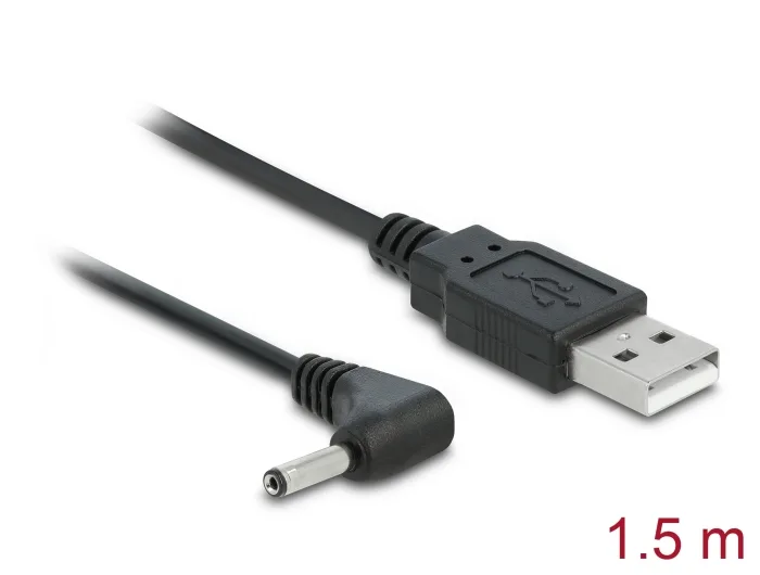 Delock Kabel USB Power > DC 3,5 x 1,35 mm Stecker 90° 1,5 m #3 