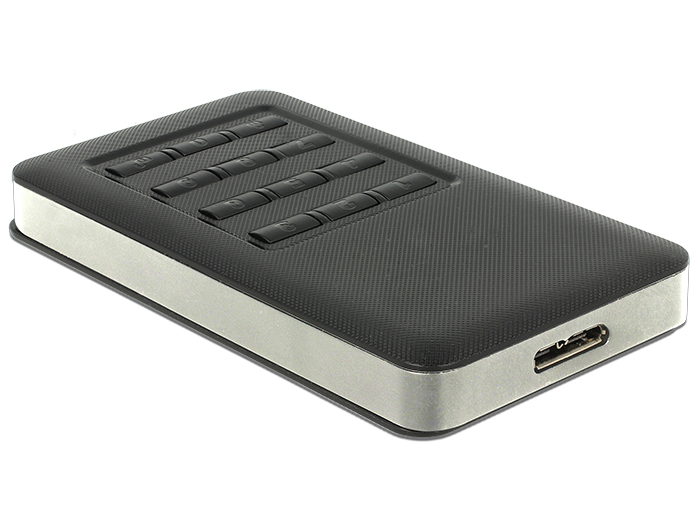 Delock Externes Gehäuse M.2 Key B 42 mm SSD > USB 3.0 Typ Micro-B Buchse mit Verschlüsselungsfunktion #4 