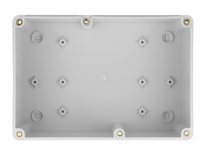 Delock Installationsgehäuse mit Kabeleinführungen 180 x 125 x 90 mm grau #3 