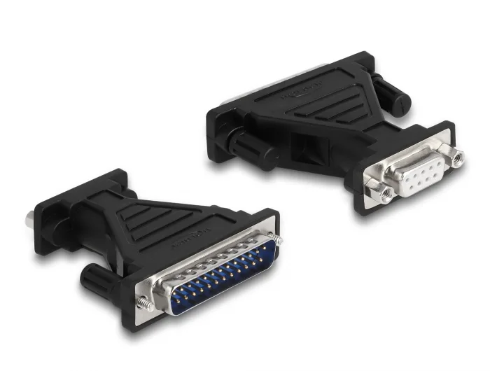 Delock Adapter USB 2.0 Typ-A zu 1 x Seriell RS-232 D-Sub 9 + Adapter D-Sub 25 #2 