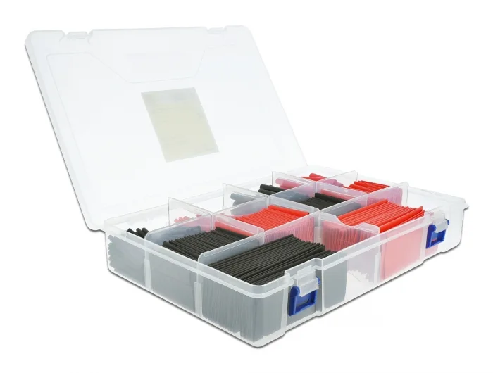 Delock Schrumpfschlauch Sortimentsbox rot / schwarz 520-teilig #1 