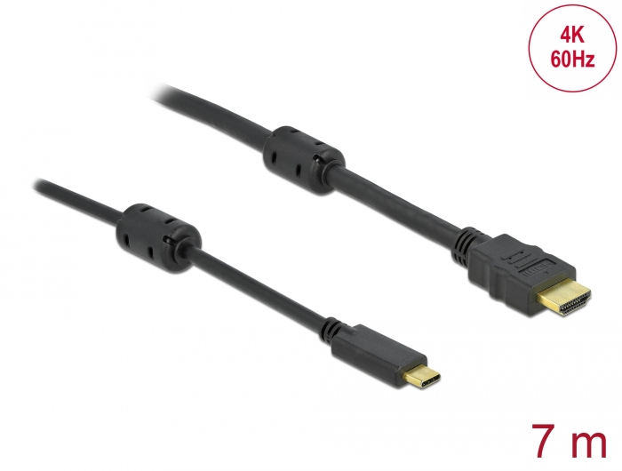 Delock Aktives USB Type-C™ zu HDMI Kabel (DP Alt Mode) 4K 60 Hz 7 m #1 