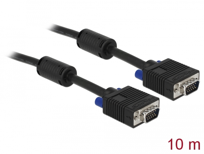 Delock Kabel SVGA 10 m Stecker zu Stecker #1 