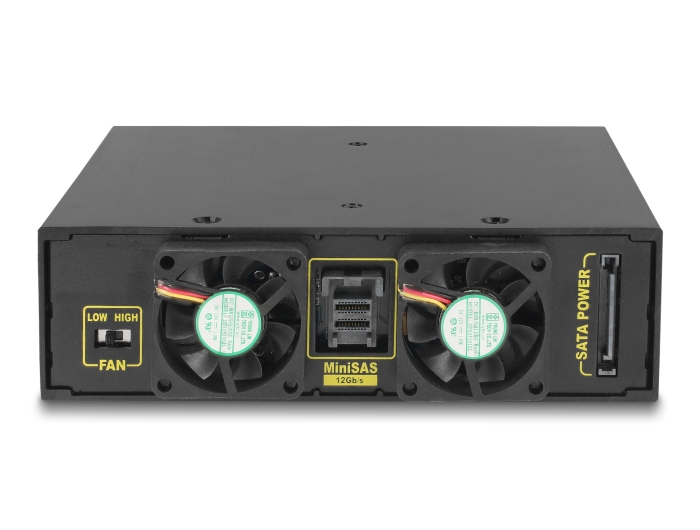 Delock 5.25″ Wechselrahmen für 4 x 2.5″ SATA / SAS HDD / SSD 12 Gb/s #4 