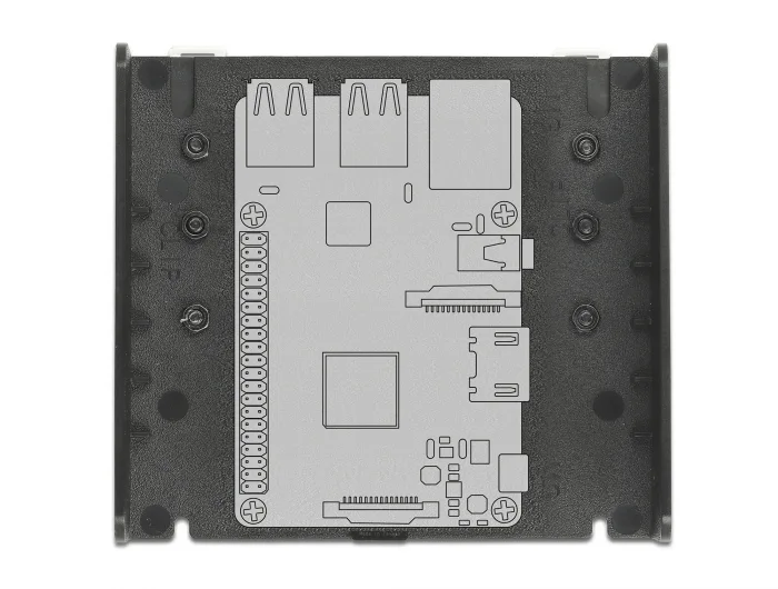 Delock Hutschienen Montagekit für Einplatinencomputer oder 3.5″ Geräte #6 